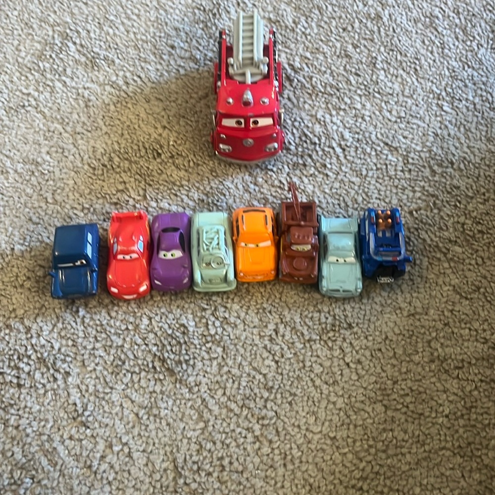 Disney Pixar Cars Miniature Vehicle Set
